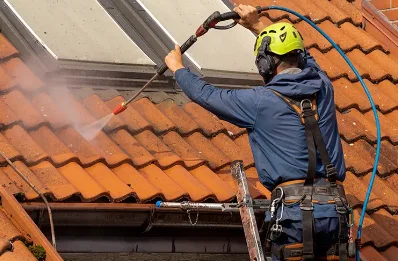Démoussage et hydrofuge de toiture à Virollet